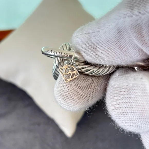 David Yurman Sterling silver Extra Large Oval Link Bracelet-Small - Picture 5 of 7